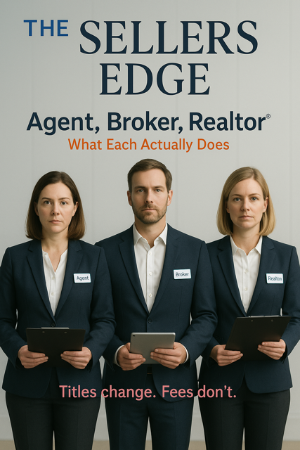 Agent, Broker, REALTOR - What Each Actually Does cover
